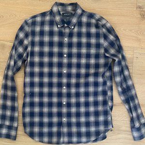 Bonobos L/S Medium Slim Fit Blue Plaid